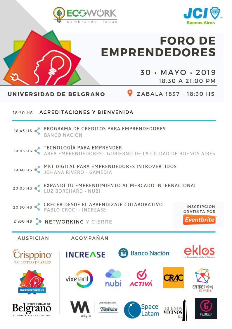 Universidad de Belgrano | Emprendedores UB | Foro de Emprendedores