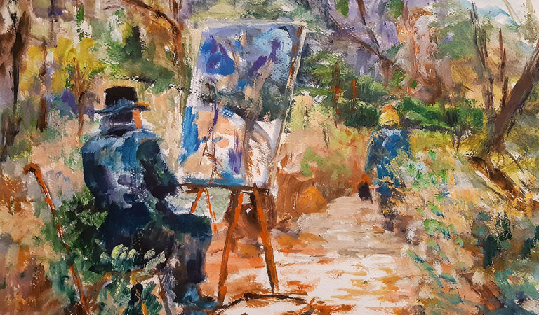 Homenaje a Cézanne - María Console, PG