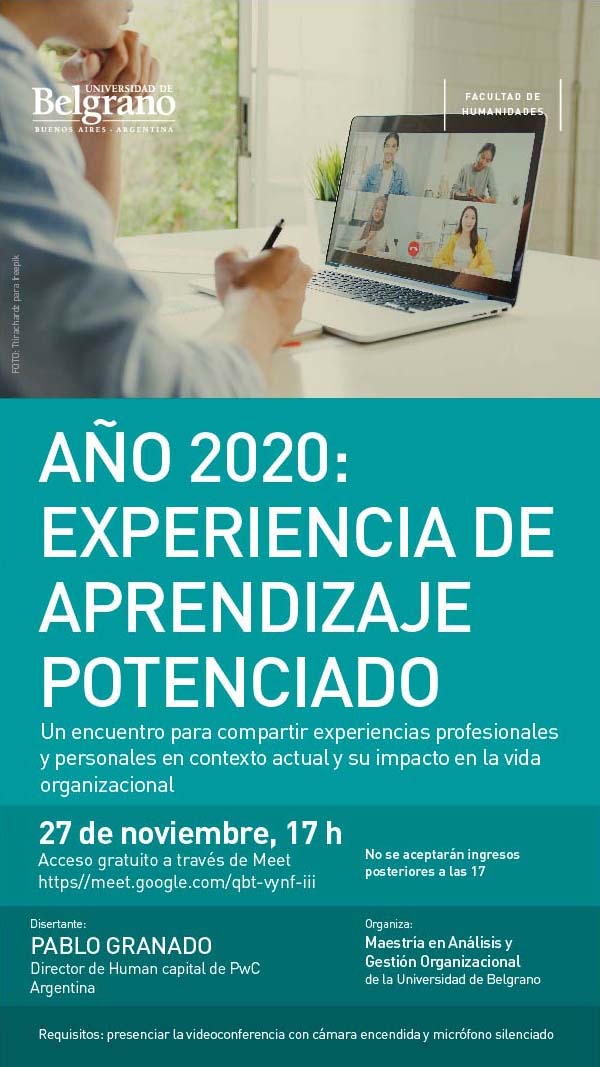 Año 2020: Experiencia de Aprendizaje potenciado