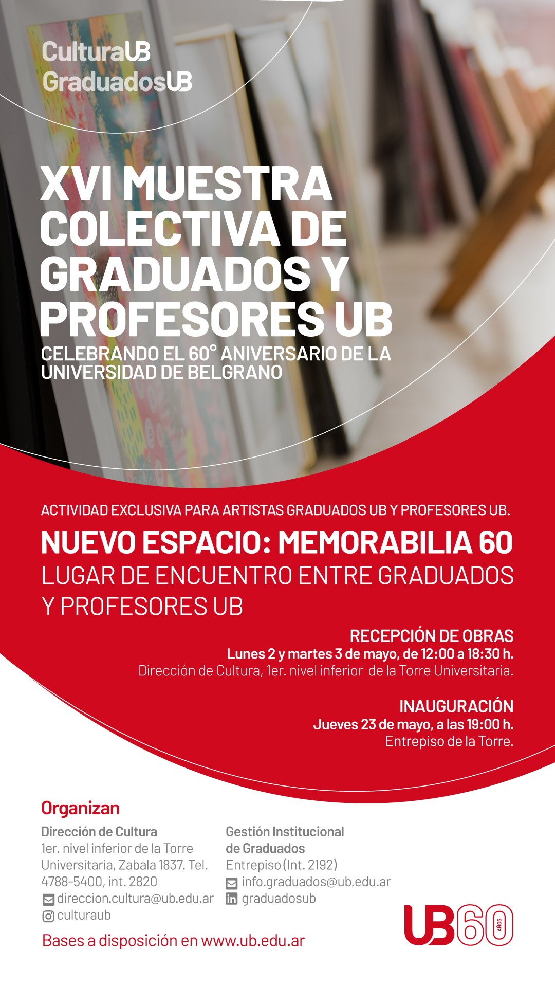 XVI Muestra Colectiva de Graduados y Profesores UB