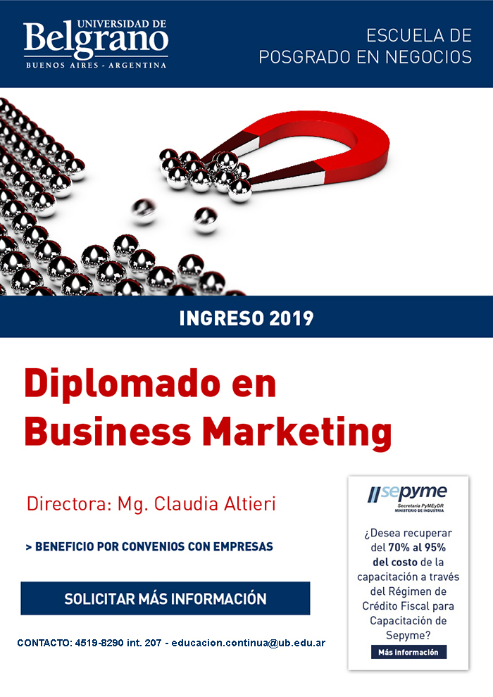 Universidad de Belgrano | Diplomado en Business Marketing