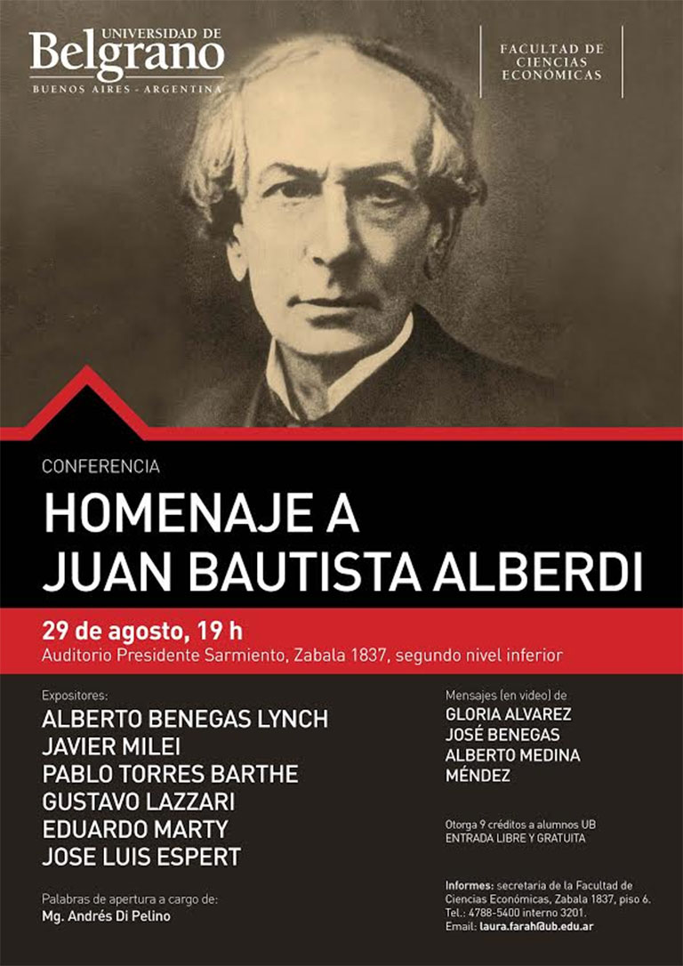 Cs. Económicas | Homenaje a Juan Bautista Alberdi.