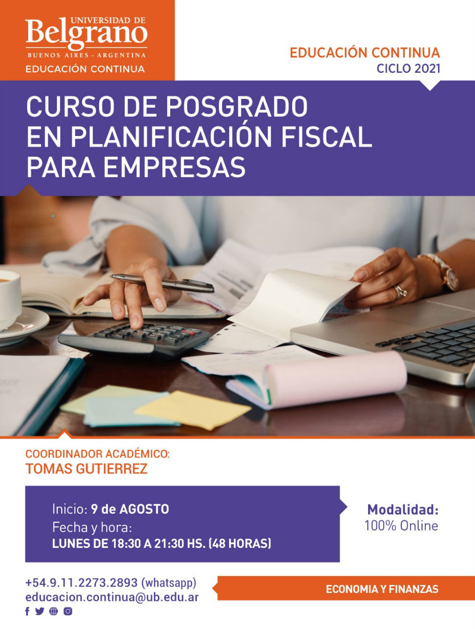 Curso de Posgrado en Planificación Fiscal para Empresas