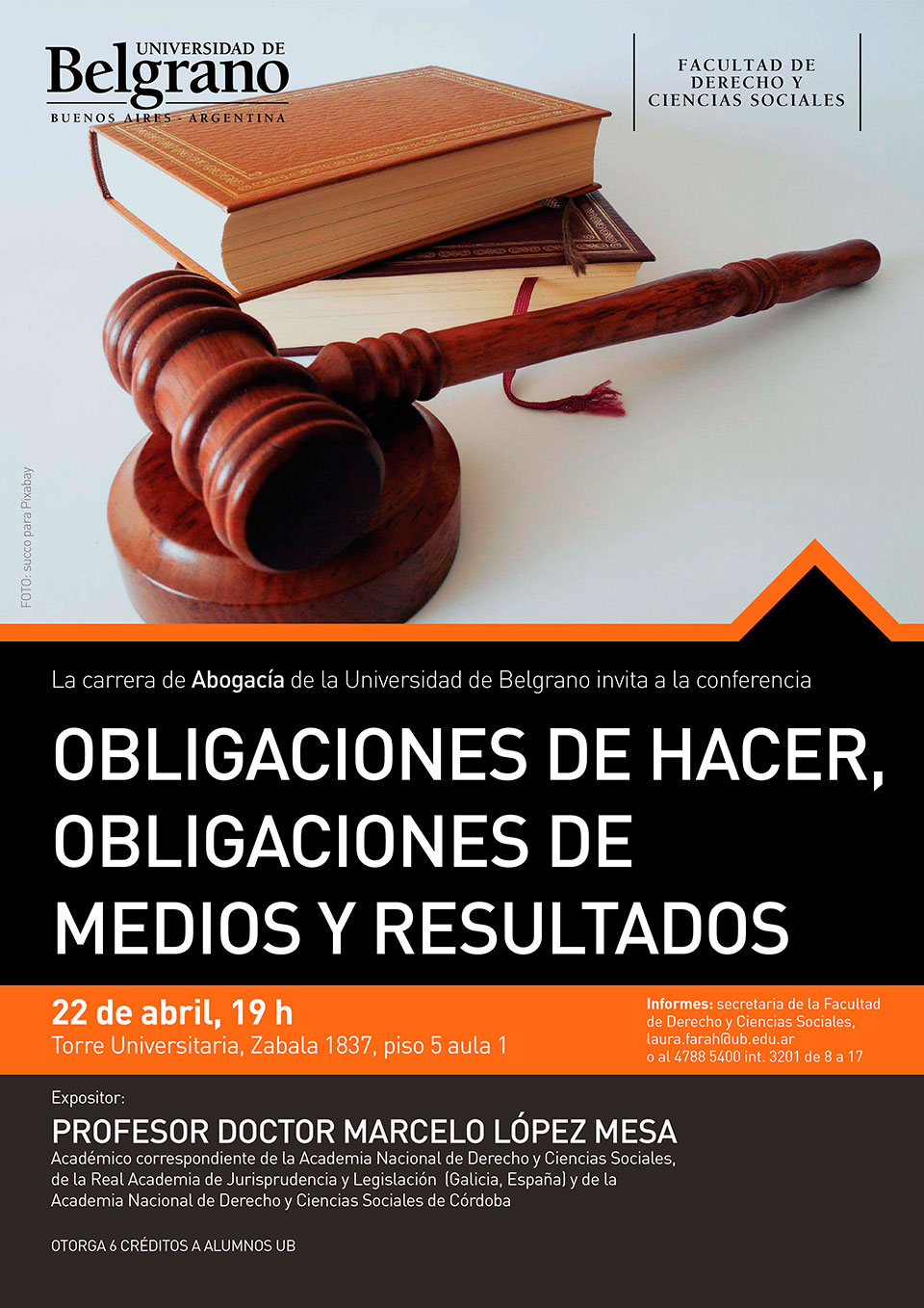 Universidad de Belgrano | Facultad de Derecho y Cs. Sociales | Obligacionde de Hacer, Obligaciones de Medios y Resultados