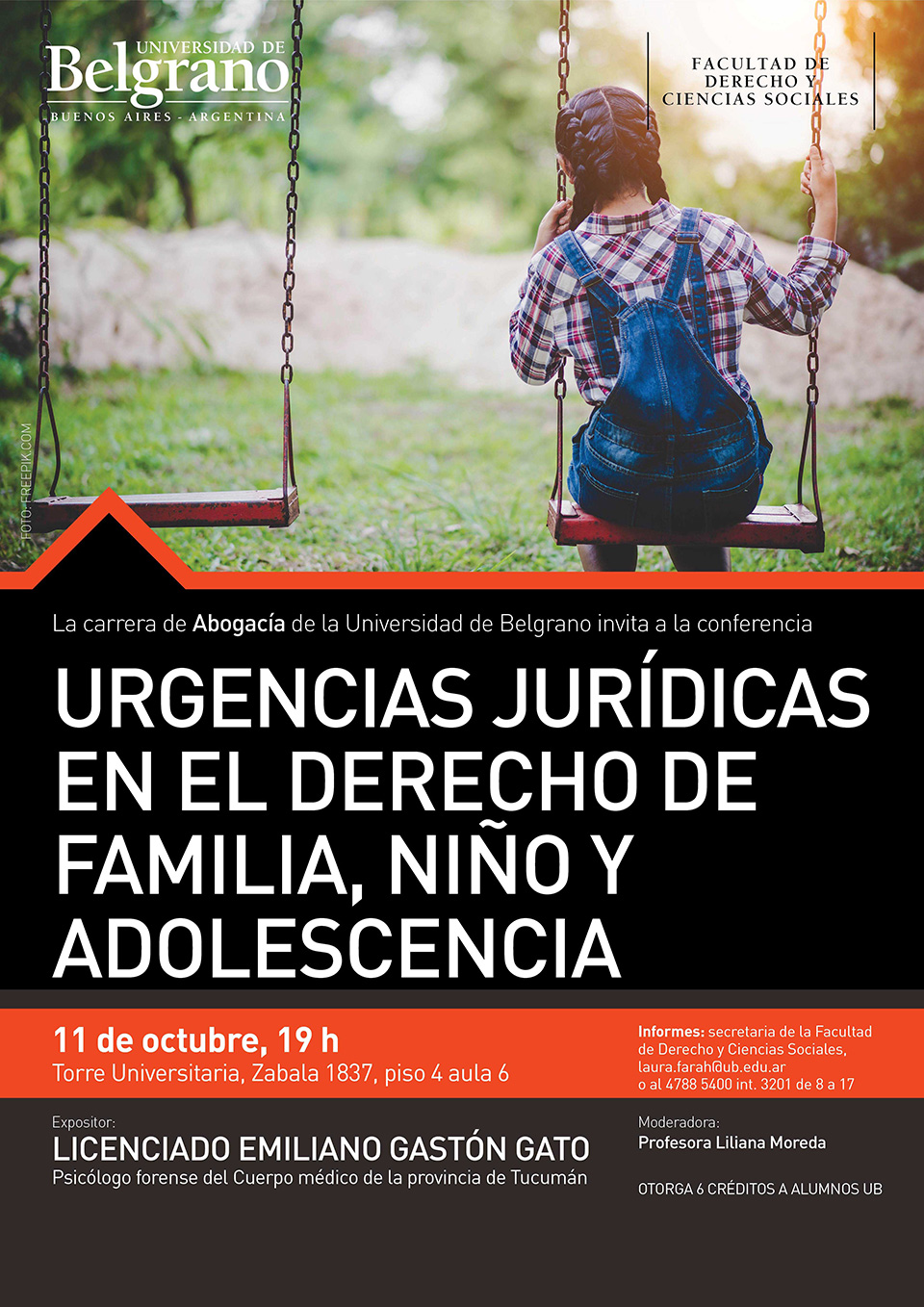 Universidad de Belgrano | Abogacía | Urgencias Jurídicas en el Derecho de Familia, Niño y Adolescencia