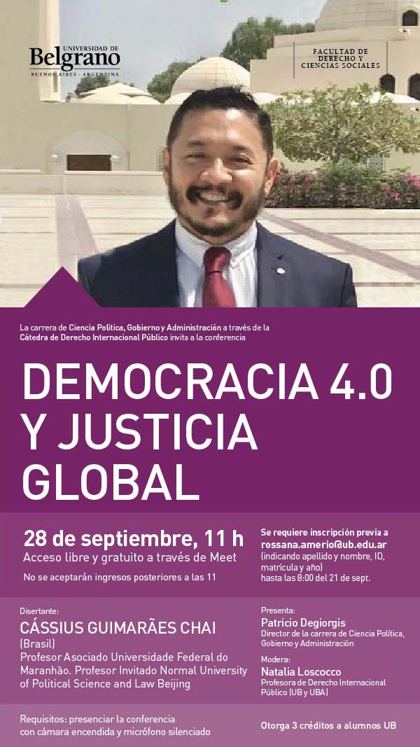 Democracia 4.0 y justicia global