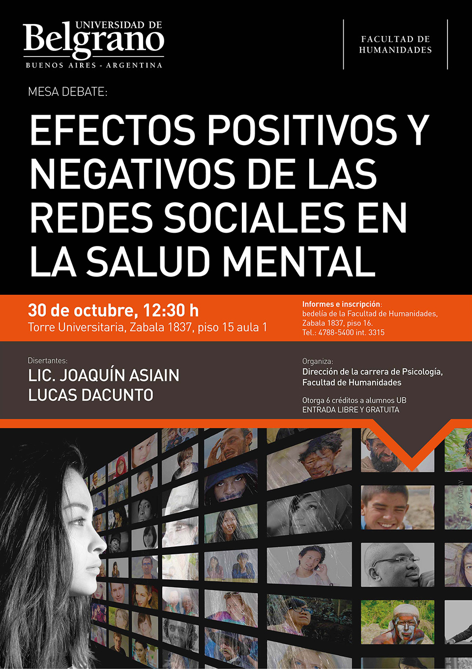 Universidad de Belgrano | Efectos Positivos y Negativos de las Redes Sociales en la Salud Mental