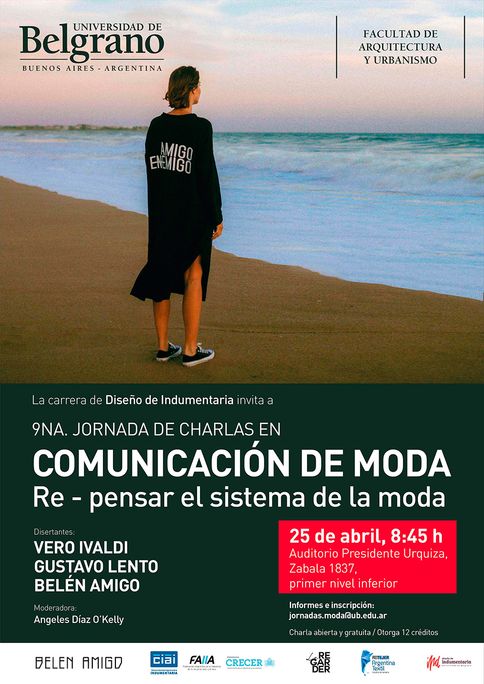 Universidad de Belgrano | Carrera de Diseño de Indumentaria | 9na. Jornada de Charlas en Comunicación de Moda