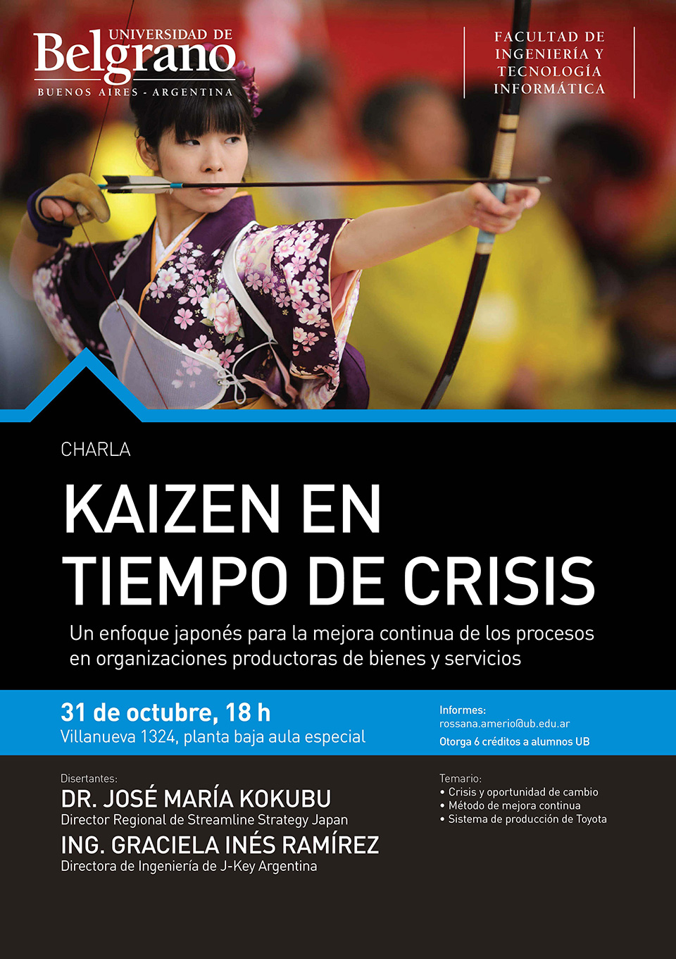 Universidad de Belgrano | KAIZEN en Tiempos de Crisis