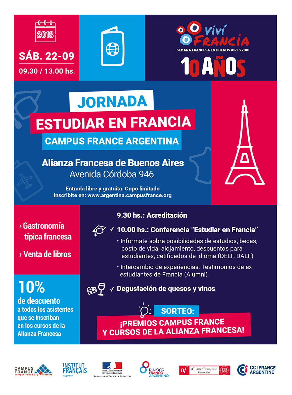 Universidad de Belgrano | Movilidad Internacional | Jornada Estudiar en Francia