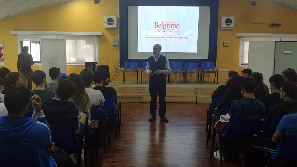 Universidad de Belgrano |Escuela Media | La UB visita el Instituto Industrial Luis Huergo