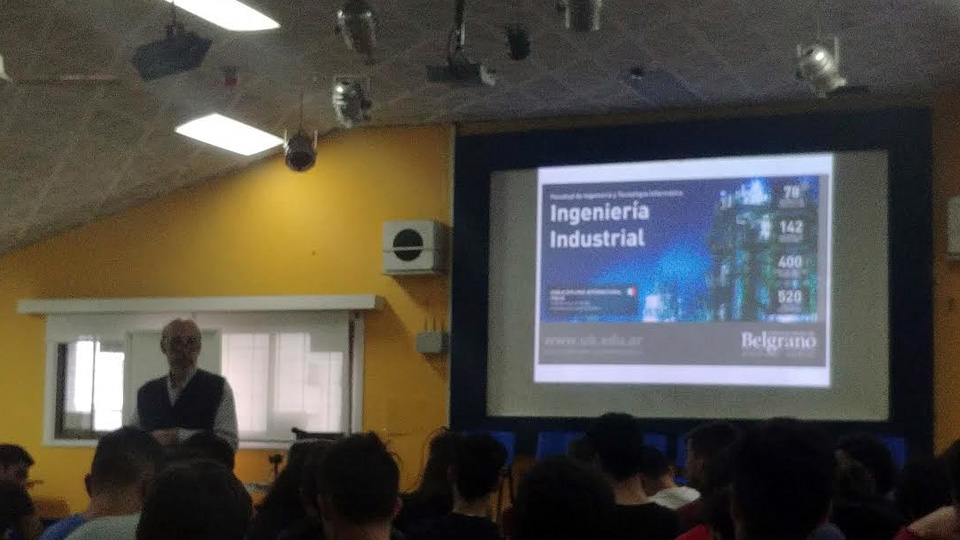 Universidad de Belgrano |Escuela Media | La UB visita el Instituto Industrial Luis Huergo