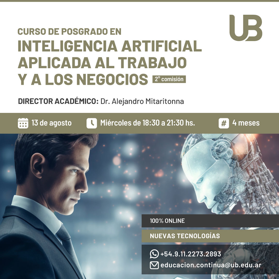 Curso de Posgrado en Inteligencia Artificial Aplicada al Trabajo y los Negocios