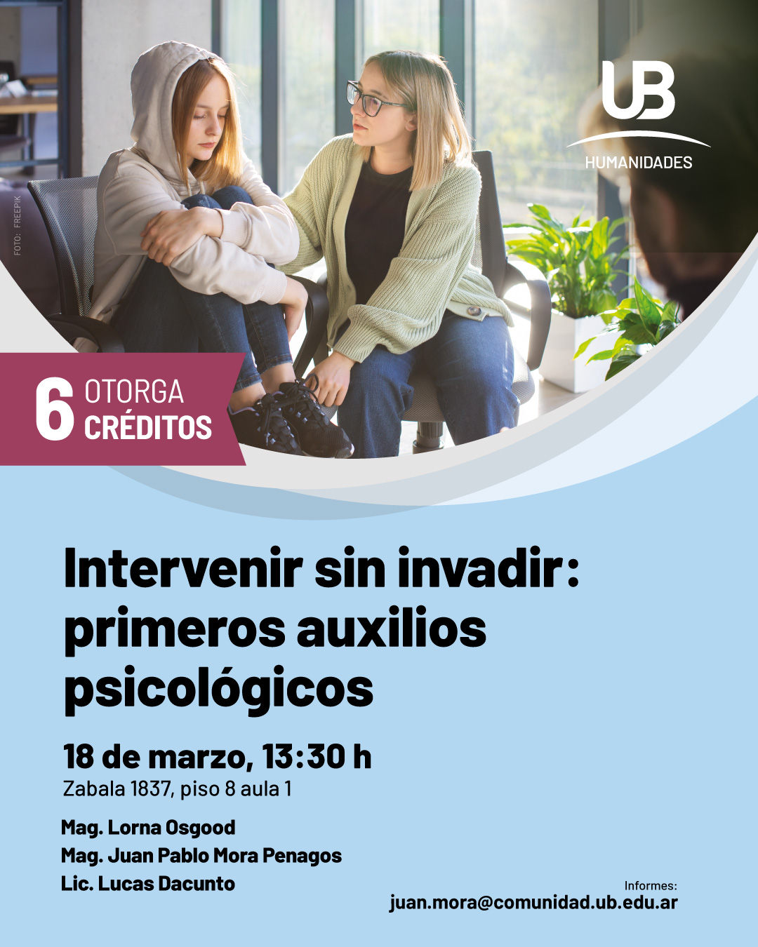 Intervenir sin invadir: Primeros auxilios psicológicos