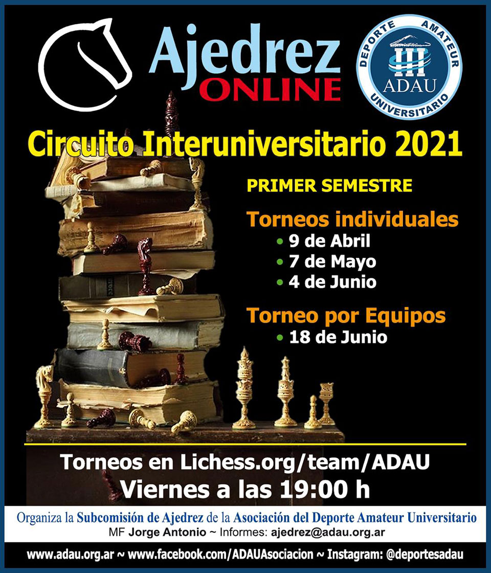 Circuito Universitario Anual de Ajedrez 2021
