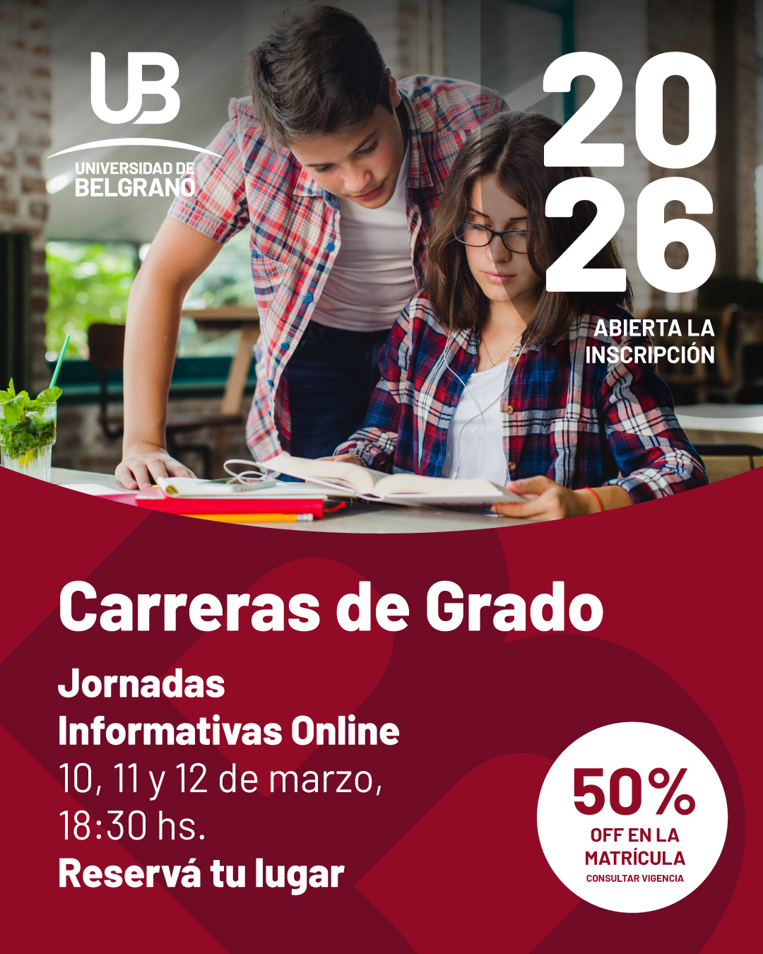 JORNADAS INFORMATIVAS | Carreras de Grado