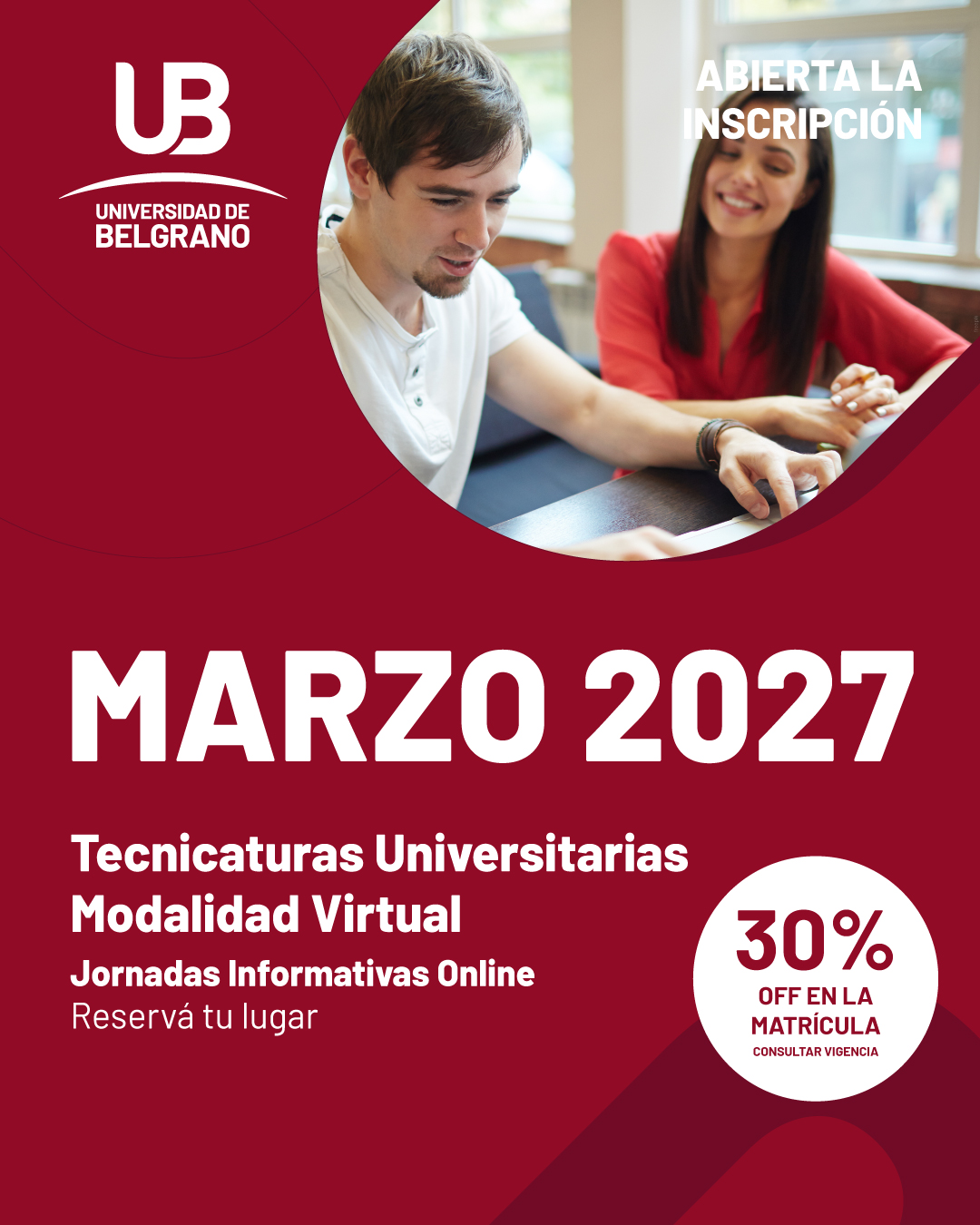 JORNADAS INFORMATIVAS | Tecnicaturas Universitarias