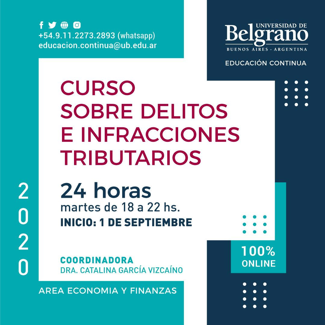 Curso sobre delitos e infracciones tributarias