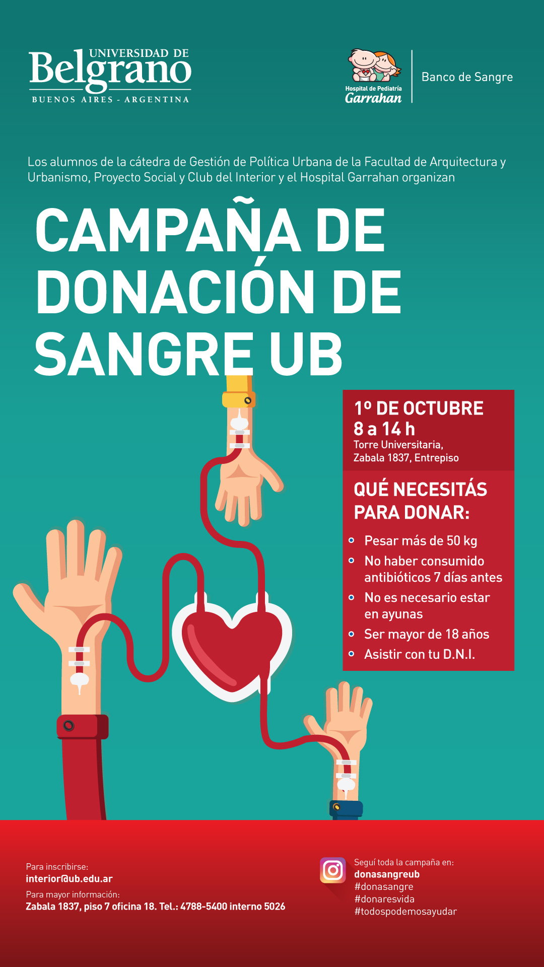 Campaña de Donación de Sangre UB