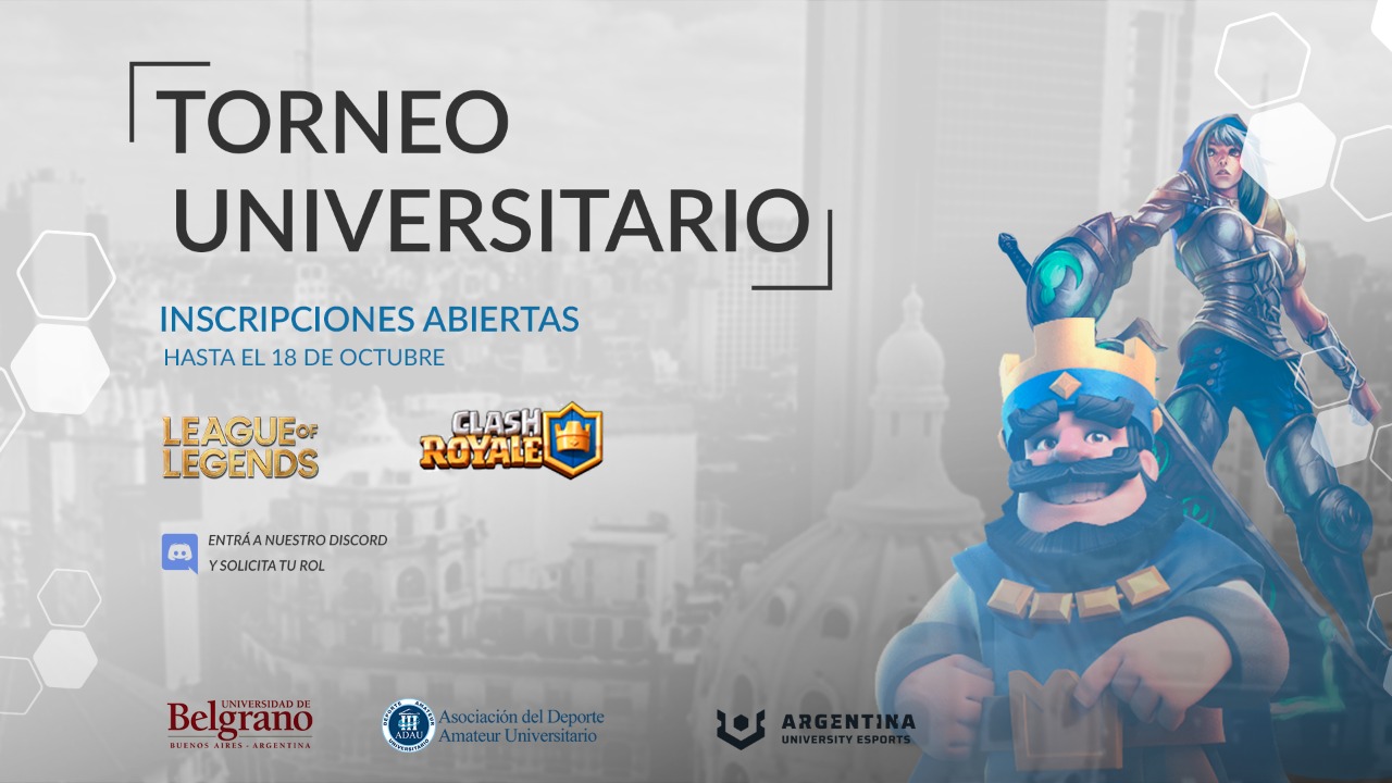 Esports: Torneos Universitarios de League Of Legends y Clash Royale