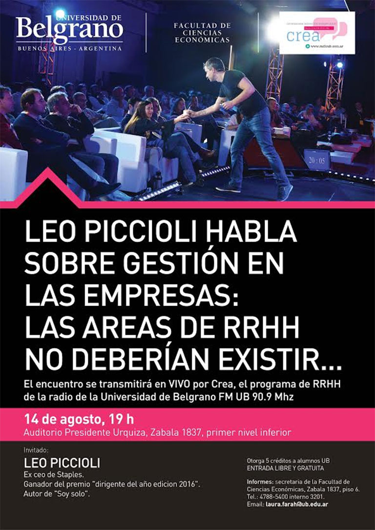 Cs  Económicas | Leo Piccioli Habla sobre Gestión en las Empresas