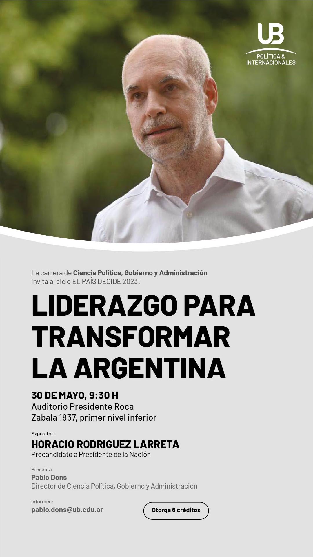 Liderazgo para transformar la Argentina