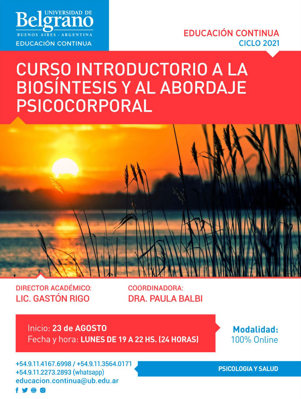 Curso Introductorio a la Biosíntesis y al Abordaje Psicocorporal