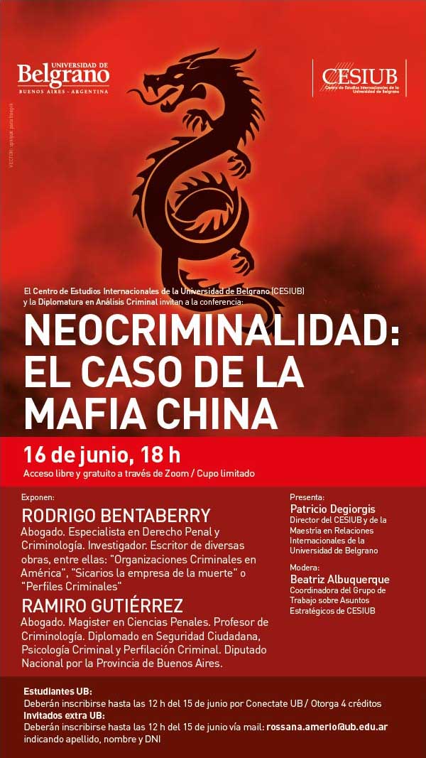 Neocriminalidad: El caso de la Mafia China