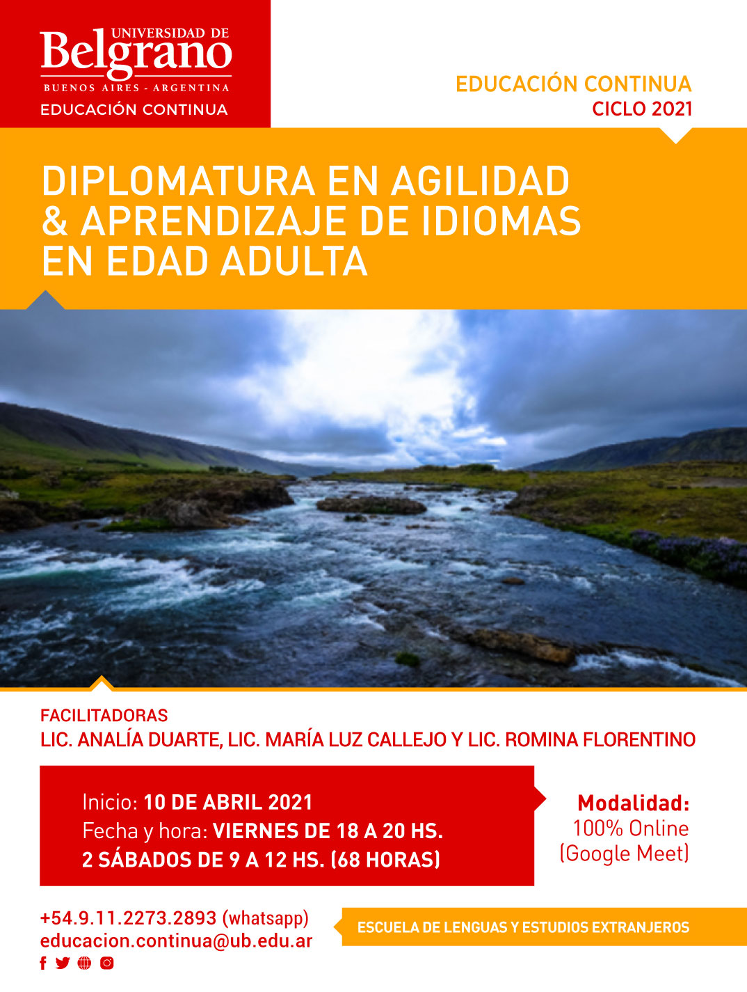 Diplomatura en agilidad y aprendizaje de idiomas en edad adulta
