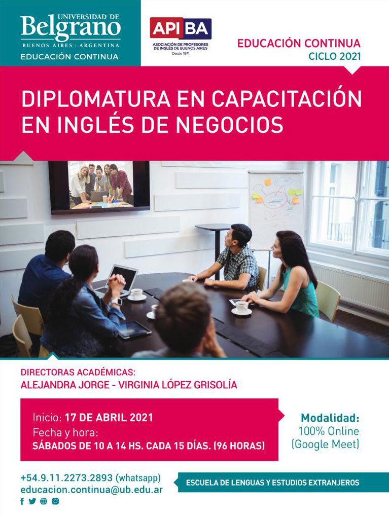 Diplomatura en capacitación en inglés de negocios