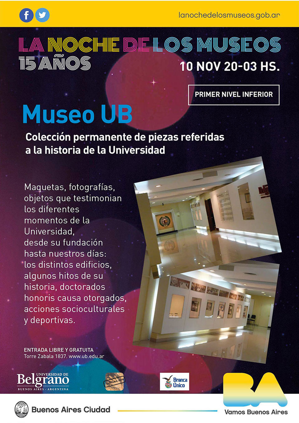 Universidad de Belgrano | La Noche de los Museos 2018
