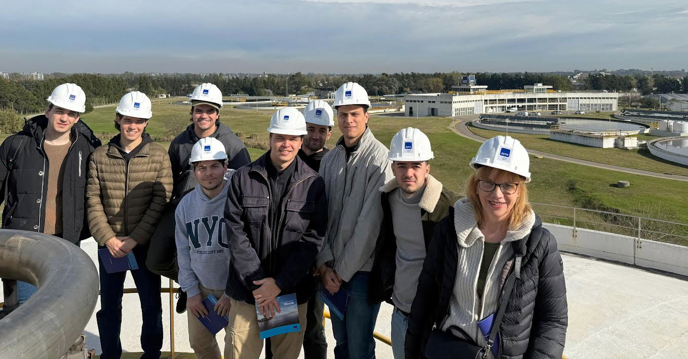 La UB visita la Planta Depuradora Norte de AySA