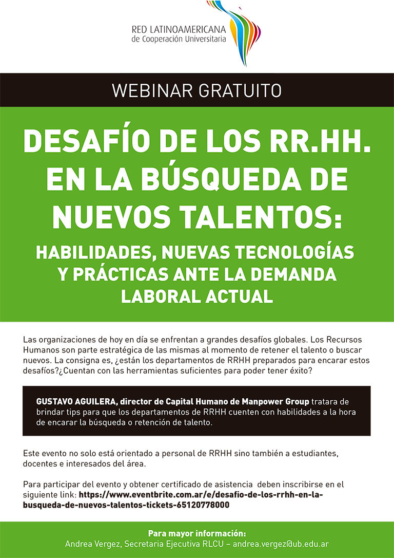 Universidad de Belgrano | Desafío de los RR.HH en la búsqueda de nuevos talentos