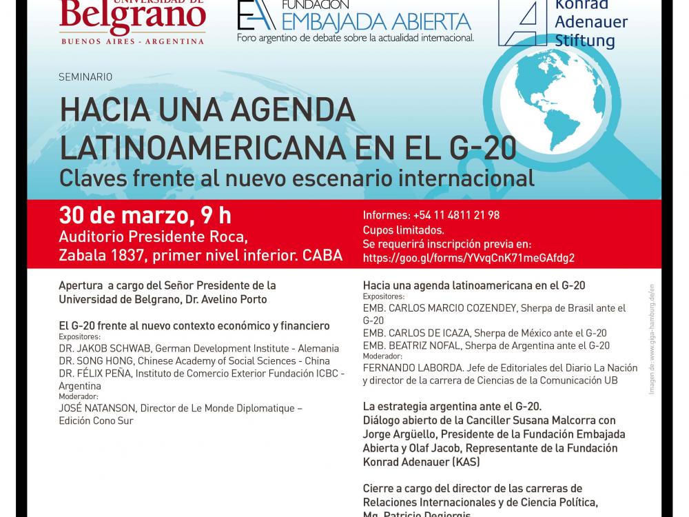 Hacia una agenda Latinoamericana en el G-20