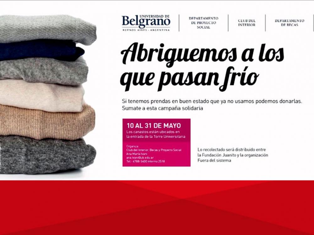 Abriguemos a los que pasan frío