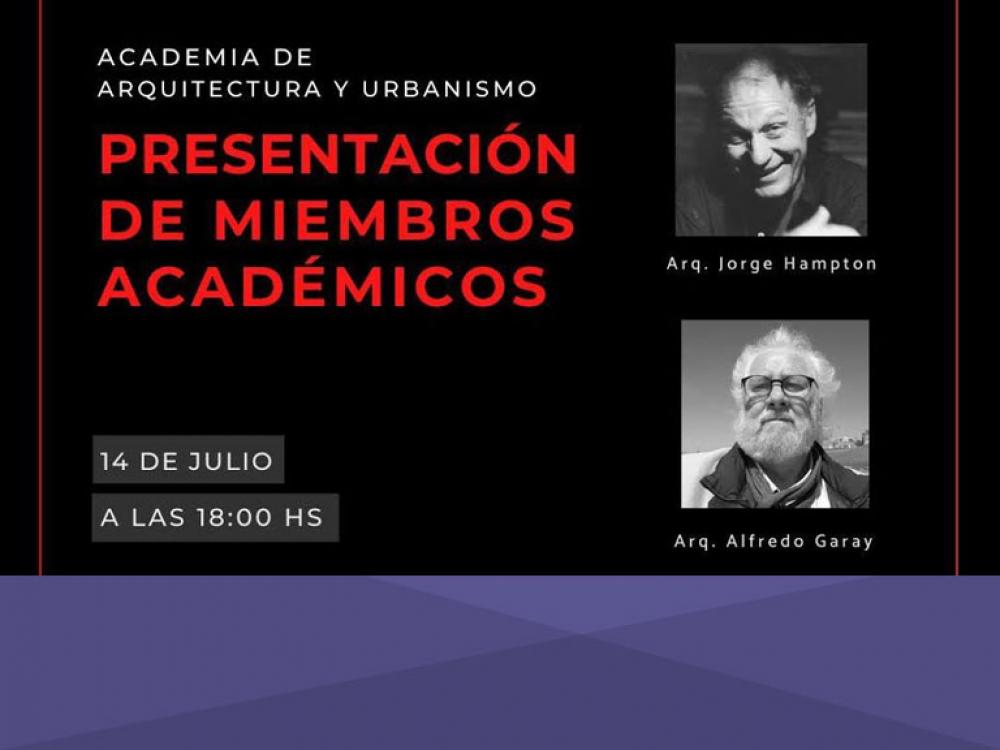 Presentación de miembros académicos