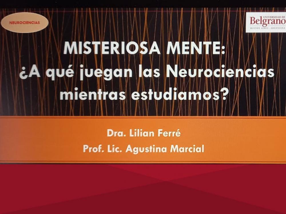 Actividades de la carrera de Cs. Biológicas para escuelas medias