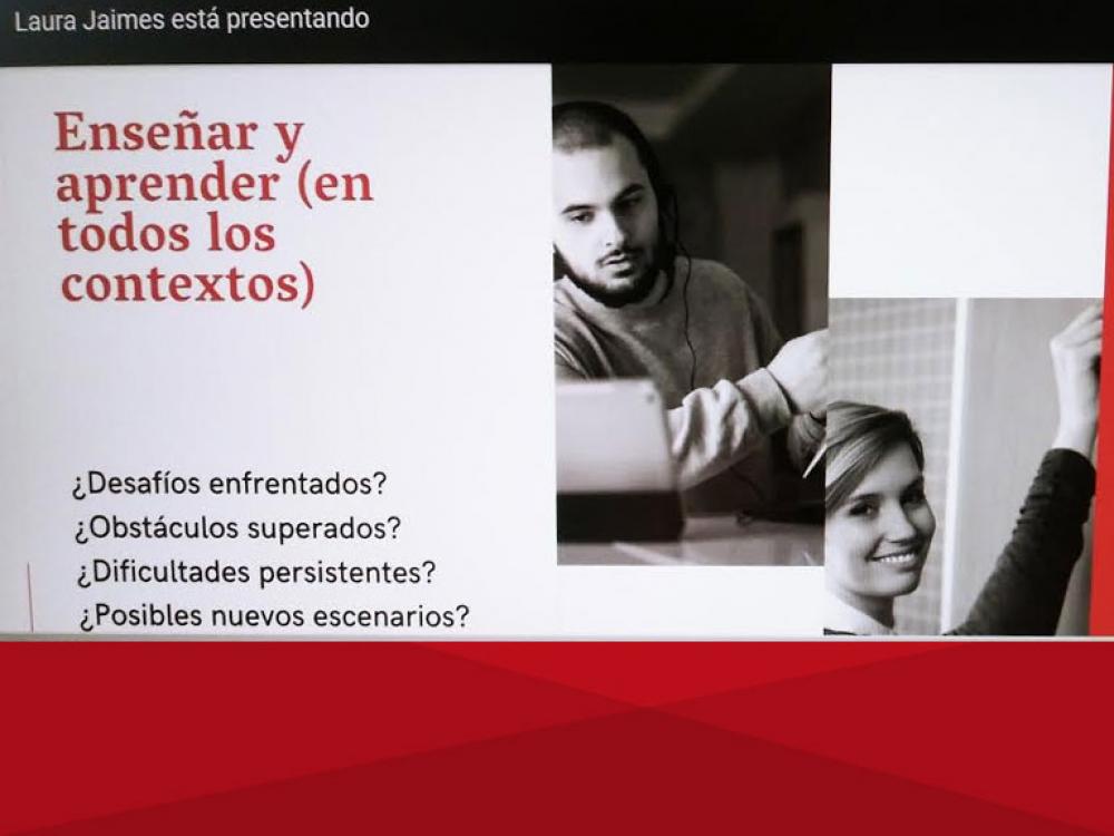 Clase abierta y cursos de profundización Evaluación y Proyectos multidisciplinarios en entornos no presenciales