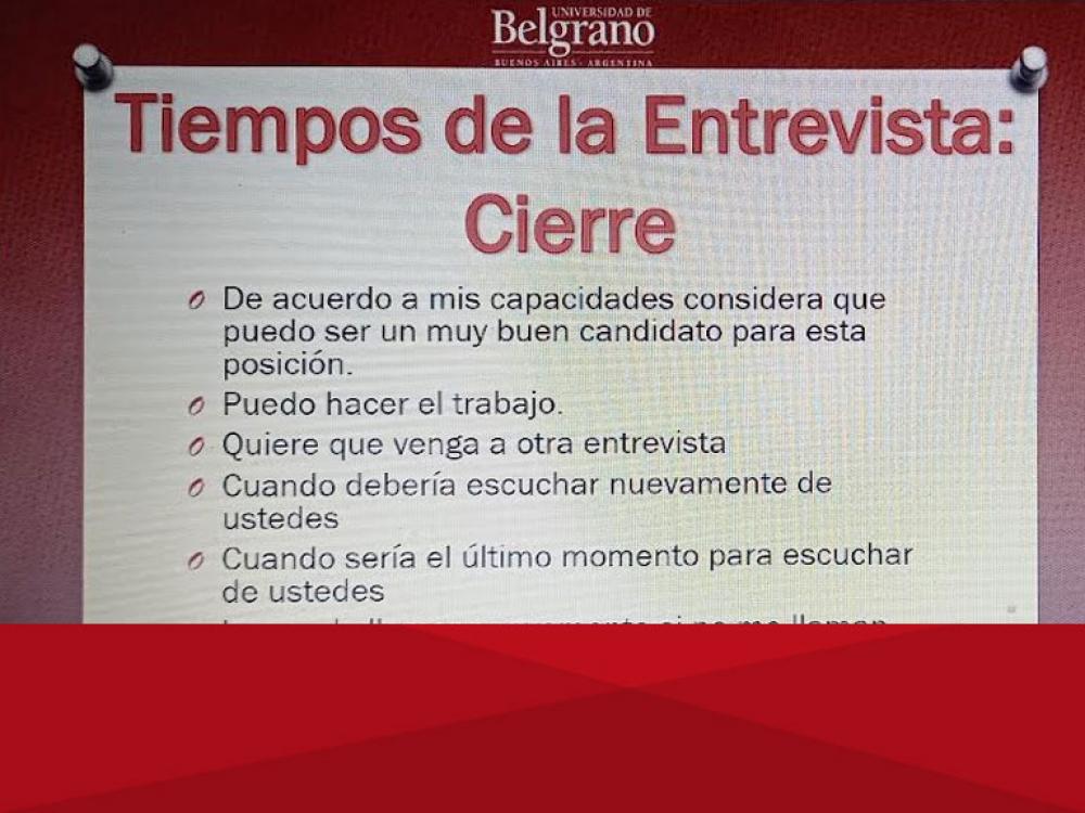 Taller "Estrategias para la Inserción Laboral y confección del C.V."