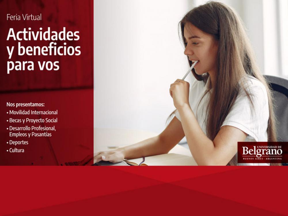 Feria virtual de actividades y beneficios para estudiantes UB