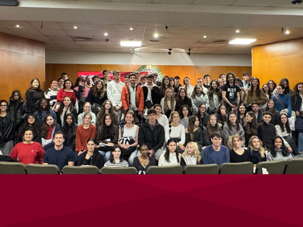 Bienvenida a estudiantes internacionales