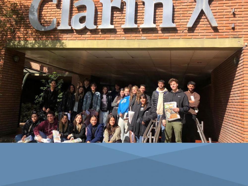 Visita a Diario Clarín