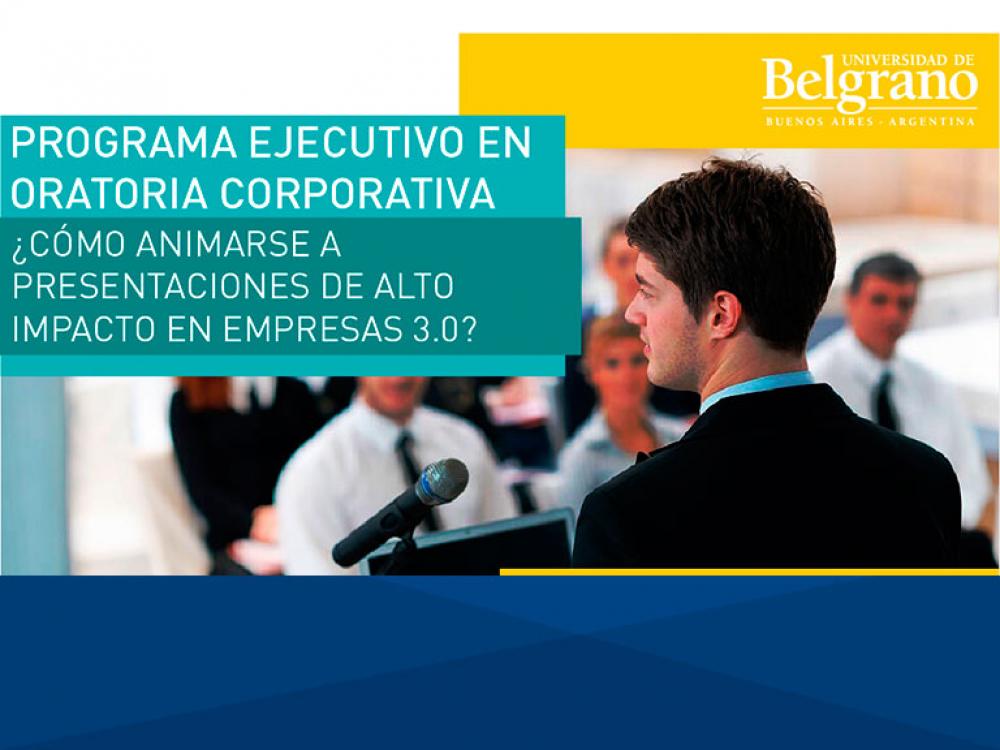 Programa Ejecutivo en Oratoria Corporativa