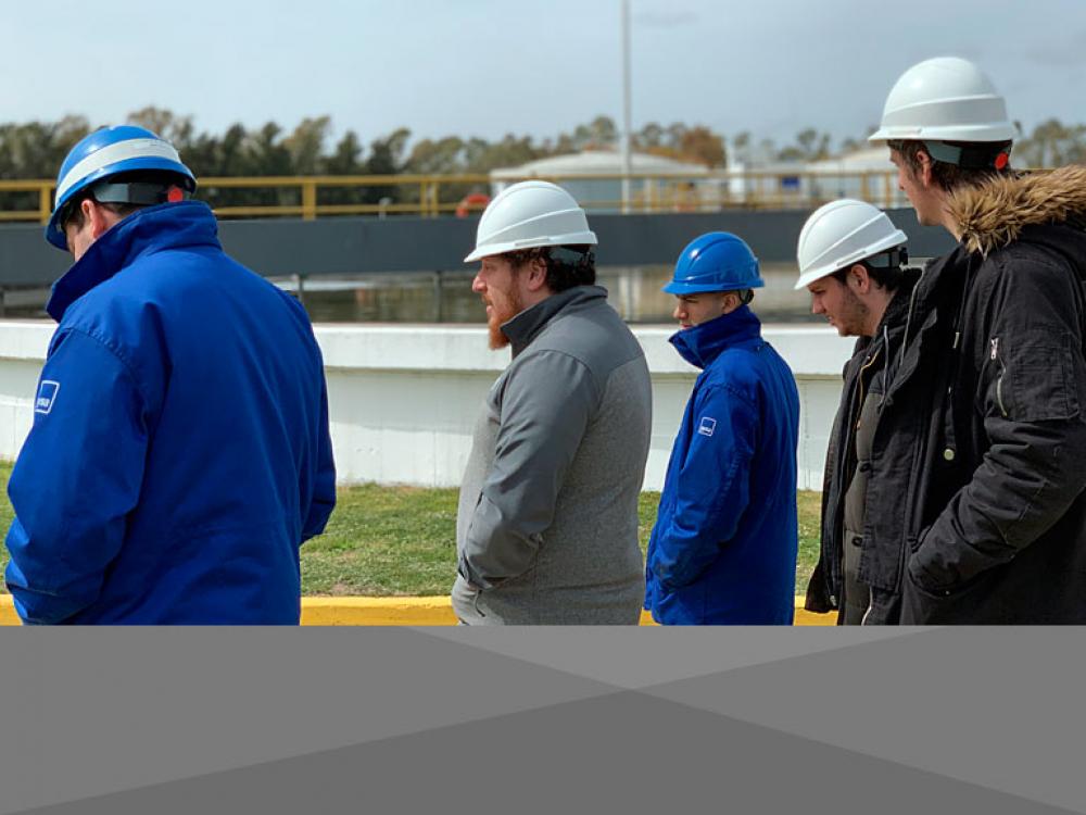 La UB visita la Planta Depuradora Norte de AySA