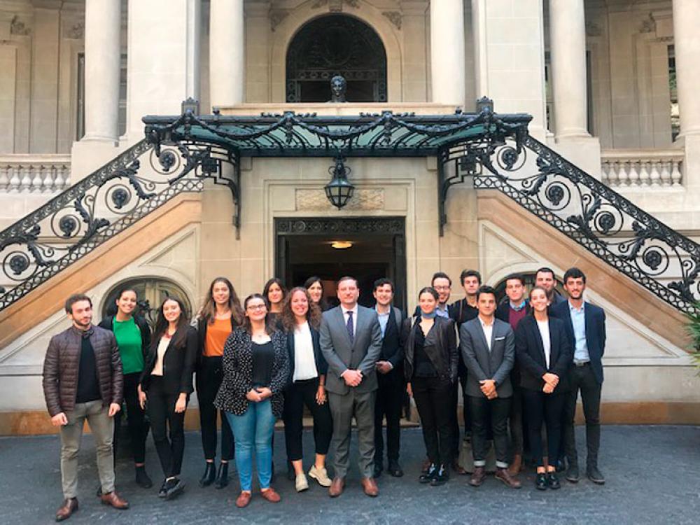 Visita al Ministerio de Relaciones Exteriores y Culto de la Nación