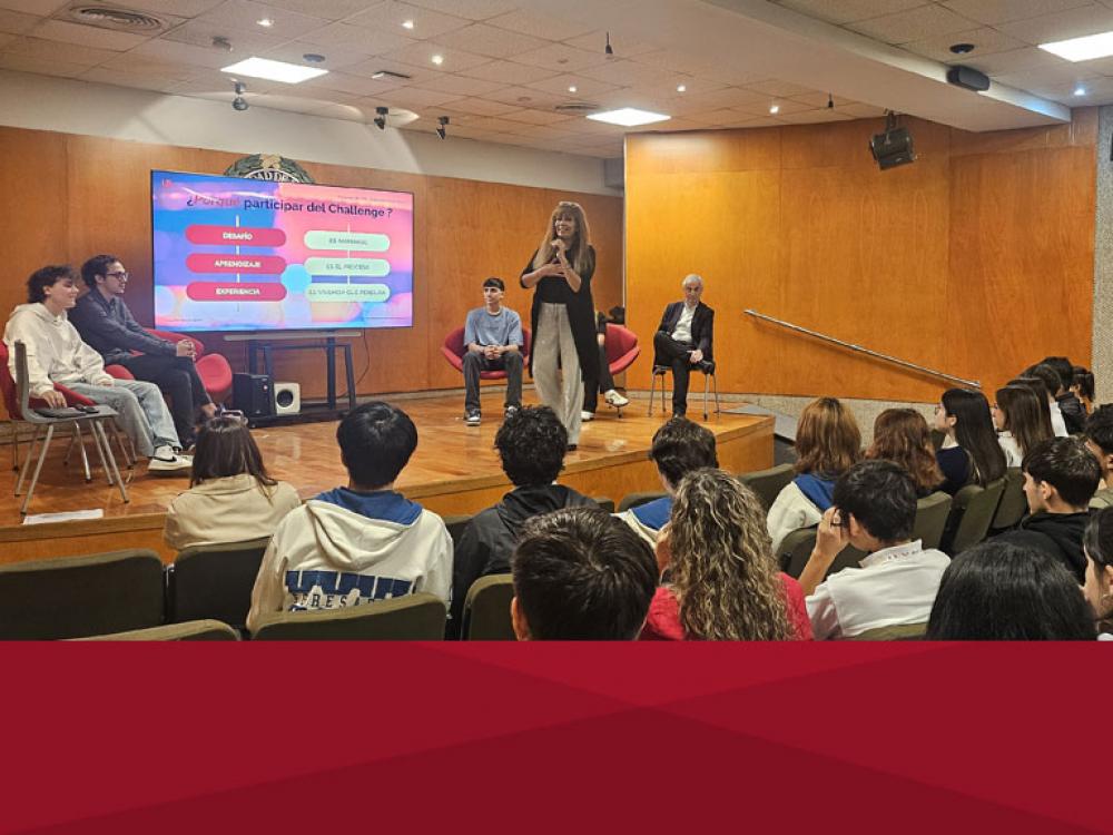 Challenge UB: estudiantes secundarios comenzaron a desarrollar sus proyectos junto a la Facultad de Ciencias Económicas